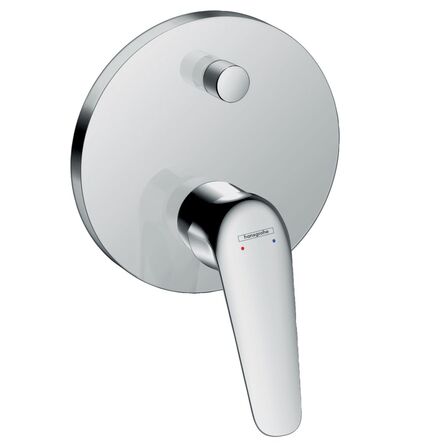 Змішувач для ванни Hansgrohe Novus прихованого монтажу в комплекті з Ibox, хром (71045180)