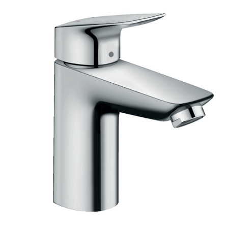 Змішувач для умивальника Hansgrohe Logis 100 LowFlow із зливним гарнітуром, хром (71104000)