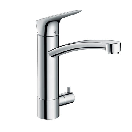 Змішувач для кухні Hansgrohe Logis M31 220 із запірним клапаном, хром (71834000)