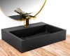 умывальник Rea Goya 37x50 black mat (REA-U8778)