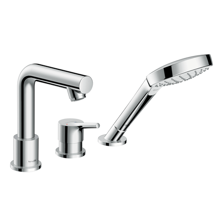 Змішувач для ванни Hansgrohe Talis S врізний на 3 отвори, хром (72417000)