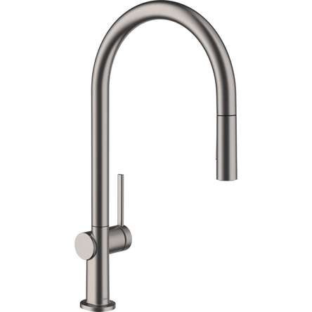 Змішувач для кухні Hansgrohe Talis 210 2jet з витяжним виливом Sbox, Brushed Black Chrome (72801340)