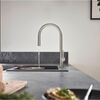 Змішувач для кухні Hansgrohe Talis 210 1jet з витяжним виливом, Stainless Steel (72802800)