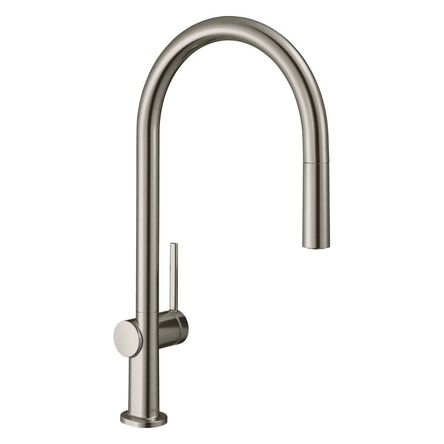 Змішувач для кухні Hansgrohe Talis 210 1jet з витяжним виливом, Stainless Steel (72802800)