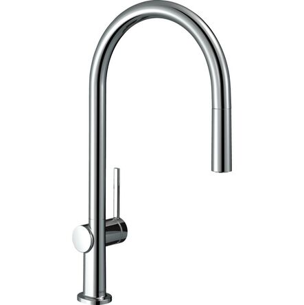Кухонний змішувач Hansgrohe Talis 210 1jet з витяжним виливом Sbox, хром (72803000)