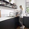 Змішувач для кухні Hansgrohe Talis M54 210 1jet з витяжним виливом, Brushed Black Chrome (72808340)