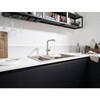 Кухонний змішувач Hansgrohe Talis 270 1jet з витяжним виливом Sbox, сталевий (72809800)