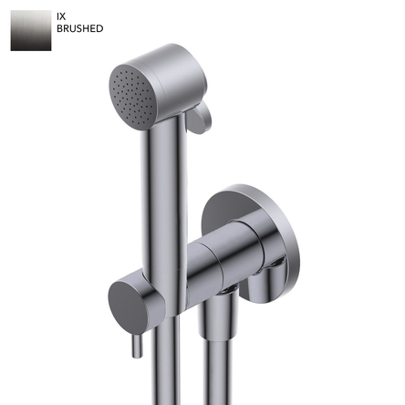 Гігієнічний душ Ritmonio шланг 80см, підключення холодної води, Brushed (72J017IX)
