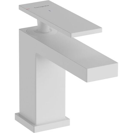Змішувач для умивальника Hansgrohe Tecturis E 80 CoolStart, Matt White (73002700)