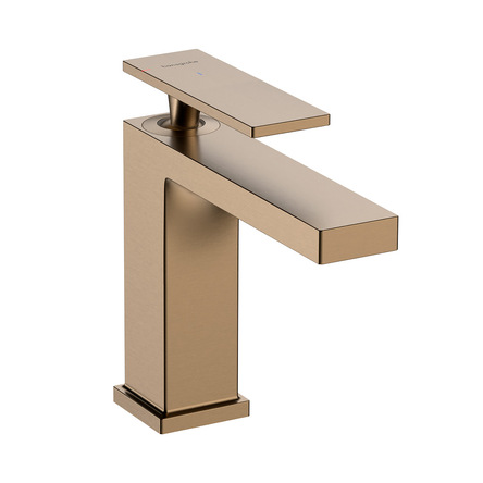 Змішувач для умивальника Hansgrohe Tecturis E 110, Brushed Bronze (73010140)