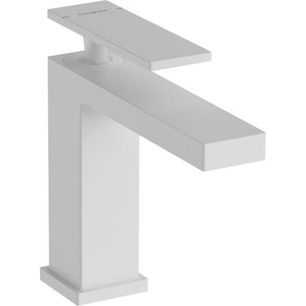 Змішувач для умивальника Hansgrohe Tecturis E 110, Matt White (73010700)