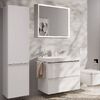 Змішувач для умивальника Hansgrohe Tecturis E 110, Matt White (73010700)