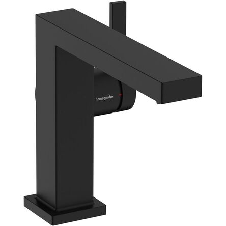 Змішувач для умивальника Hansgrohe Tecturis E 110 Fine CoolStart без донного клапана, Matt Black (73021670)