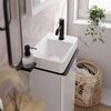 Змішувач для умивальника Hansgrohe Tecturis S 80 CoolStart, Matt Black (73302670)