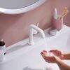 Змішувач для умивальника Hansgrohe Tecturis S 110 Fine CoolStart, Matt White (73321700)