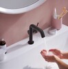 Змішувач Hansgrohe Tecturis S110 Fine CoolStart для умивальника з донним клапаном pop-up, Matt Black (73323670)
