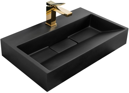 умывальник Rea Goya 37x60 black (REA-U8779)