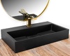 умывальник Rea Goya 37x60 black (REA-U8779)