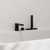 Змішувач на край ванни Hansgrohe Tecturis E врізний на 3 отвори з sBox, Matt Black (73443670)