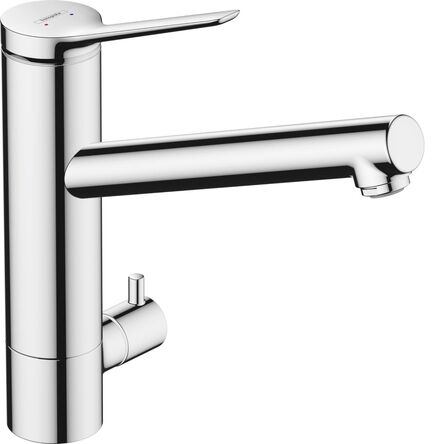 Змішувач для кухні Hansgrohe Zesis M33 200 1jet із зопорним клапаном, Chrome (74808000)