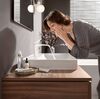 Змішувач для умивальника Hansgrohe Vivenis 110, білий матовий (75022700)