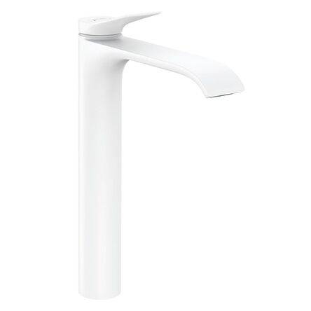 Змішувач для умивальника Hansgrohe Vivenis 250 з донним клапаном pop-up, білий матовий (75040700)