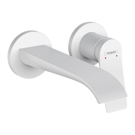 Змішувач для умивальника Hansgrohe Vivenis 195 зі стіни, Matt White (75050700)