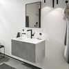 Змішувач для умивальника Hansgrohe Finoris 230 з 2JET та push-open, білий матовий (76063700)