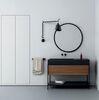 Комплект меблів Nic Design Elen120 (полиця під стелаж, стелаж, умивальник-antracite, тумба Noce canalett), antracite/Noce canalett (7738013_10736025_1734CF013_21737064)