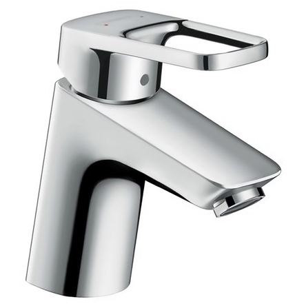 Hansgrohe Logis Loop 70 Змішувач для раковини одноважiльний зі зливним гарнитуром, хром - 71150000