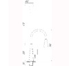 Змішувач для кухні DOMINO Dionis DDD-203SM-BR-R10