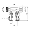 Колектор SD Plus 3/4" 2 виходи SD231W2