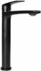 змішувач для умивальника Rea Luppo black mat, високий (REA-B9637)