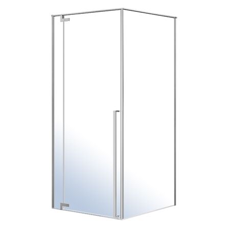 Imprese VACLAV душова кабіна 90*90*200см квадратна ліва, розпашні двері, скло прозоре 8 мм з Easy clean покриттям, без піддону - s6408690L