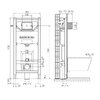 Набор инсталляционный: TOLEDO унитаз подвесной, сиденье Slim slow-closing, VOLLE MASTER NEO инсталляция для унитаза пневматическая - 1347.001000+201010