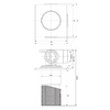 змішувач для душу Omnires Contour прихованого монтажу, chrome (CT8045GLB)