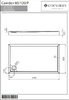 піддон Omnires Camden 80x120 (CAMDEN80/120/PBP)