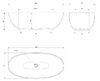 ванна Omnires Shell 160x75 овальна white (SHELLWWBP)