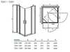 Koller Pool TDO1/1000 Silver/Transparent Душові двері - 724-1000KP0-01-02