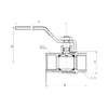 Кран кульовий SD Forte 1/2" ВР для газа (ручка) SF600G15