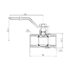 Кран кульовий SD Forte 1" 1/4 ВР для газа (ручка) SF600G32