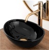 умывальник Rea Sofia 27x35 mini black (REA-U8013)