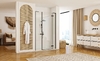 душевая стенка Rea Hugo 80x200,5 безопасное стекло, прозрачное, чёрный (REA-K6607)