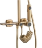 душевой комплект Rea Helix brush gold (REA-P6621)