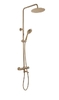 душевой гарнитур Rea Lungo brush gold, с термостатом (REA-P6604)