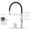 Змішувач для кухні Ramon Soler Kitchen Pure Water з високим гнучким виливом та системою фільтрації води Osmosis, чорний матовий (898801MCNM38E306085)