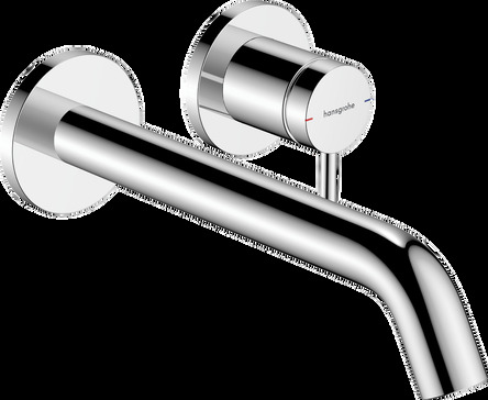 Hansgrohe TECTURIS S змішувач для умивальника, настінний одноважільний, СМ, колір хром - 73351000