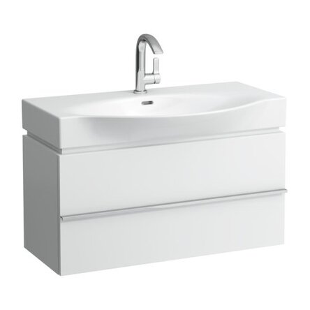 Laufen PALACE тумба 90*37,5см с умывальником 90*51,с держателем полотенца, белый - H4012520754631+H8127020001041