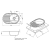 Кухонна мийка Imperial 7750 Micro Decor (IMP775006DEC)