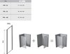Ravak Душова стінка нерухома одноелементна PPS-90 Transparent 90G70300Z1